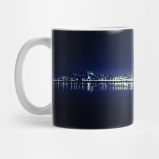 Panorama city in night Mug